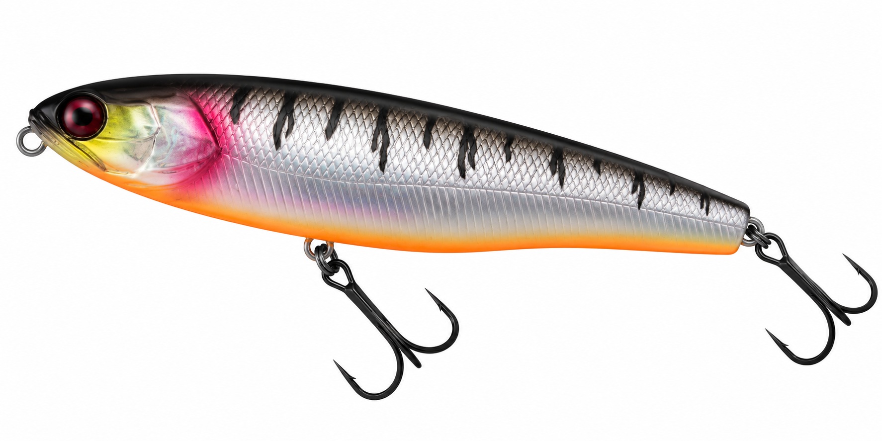 Jackall Bonnie 95, cor UV Mat Silver Tiger