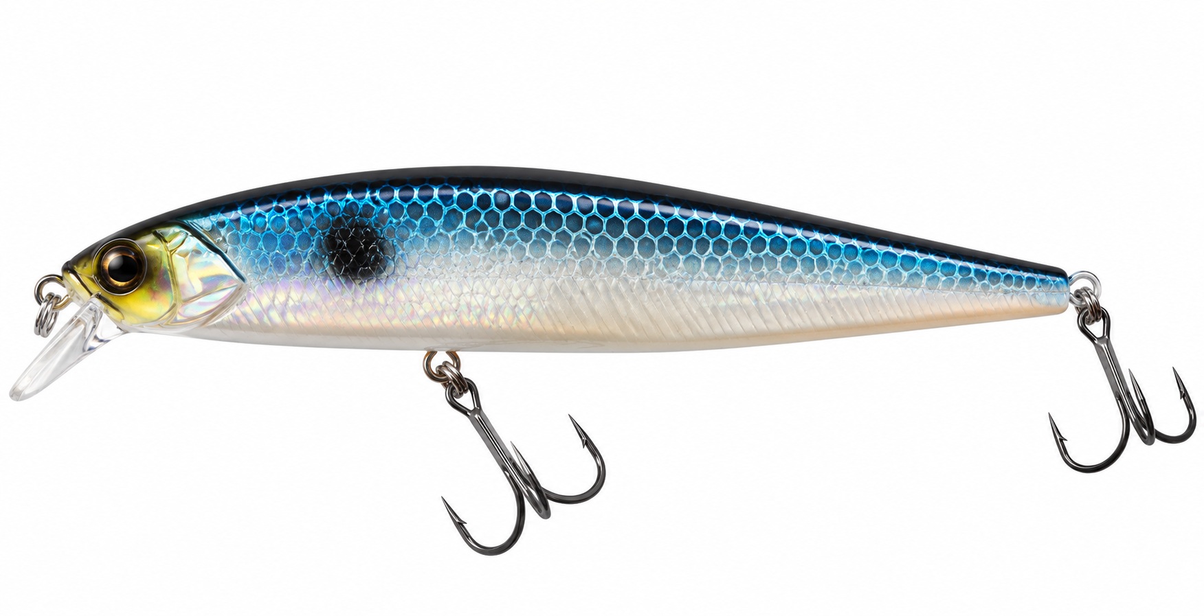 Jackall Rerange 95 SP, cor HL Bora Silver & Black